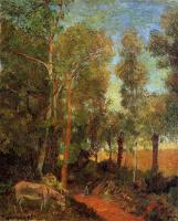 Gauguin, Paul - Donkey by the Lane
